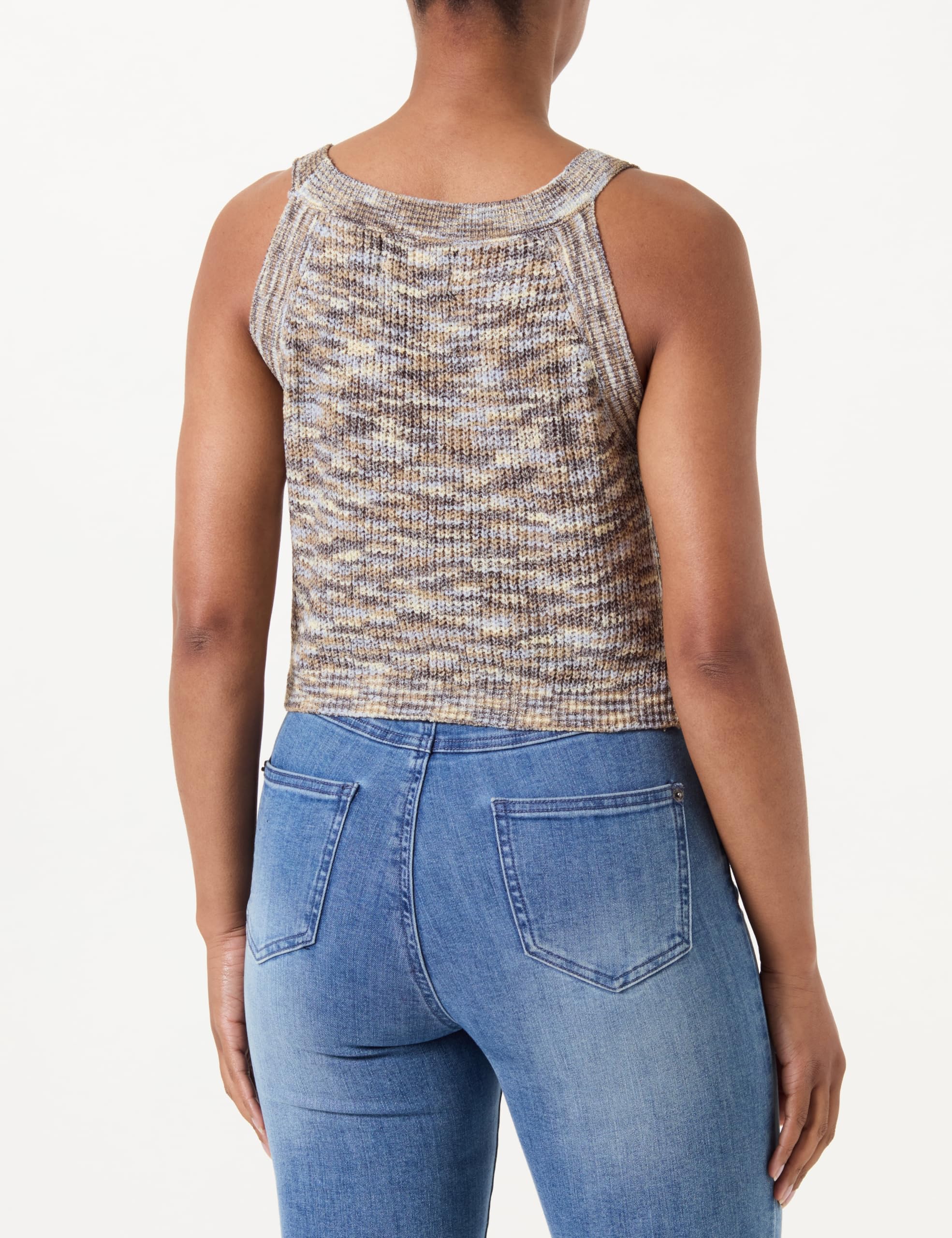 Pieces Pckera SL Cropped top in maglia smanicato