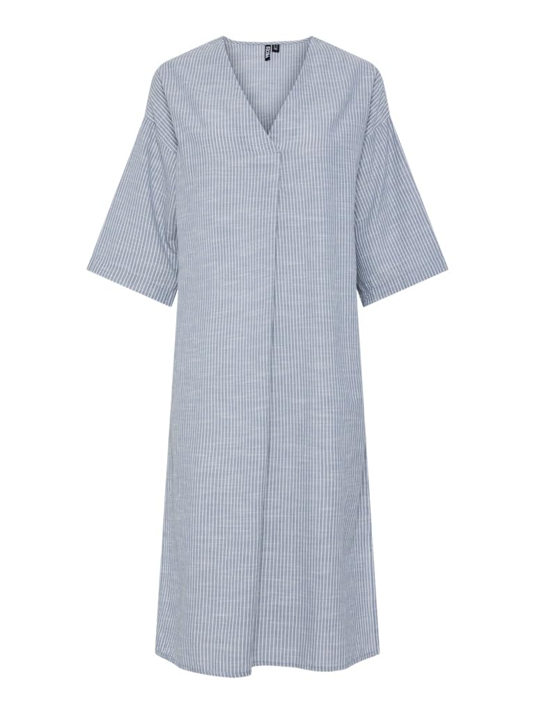 Pieces Pcapia 2/4 V-Neck Midi Dress vestito XS scollo a V