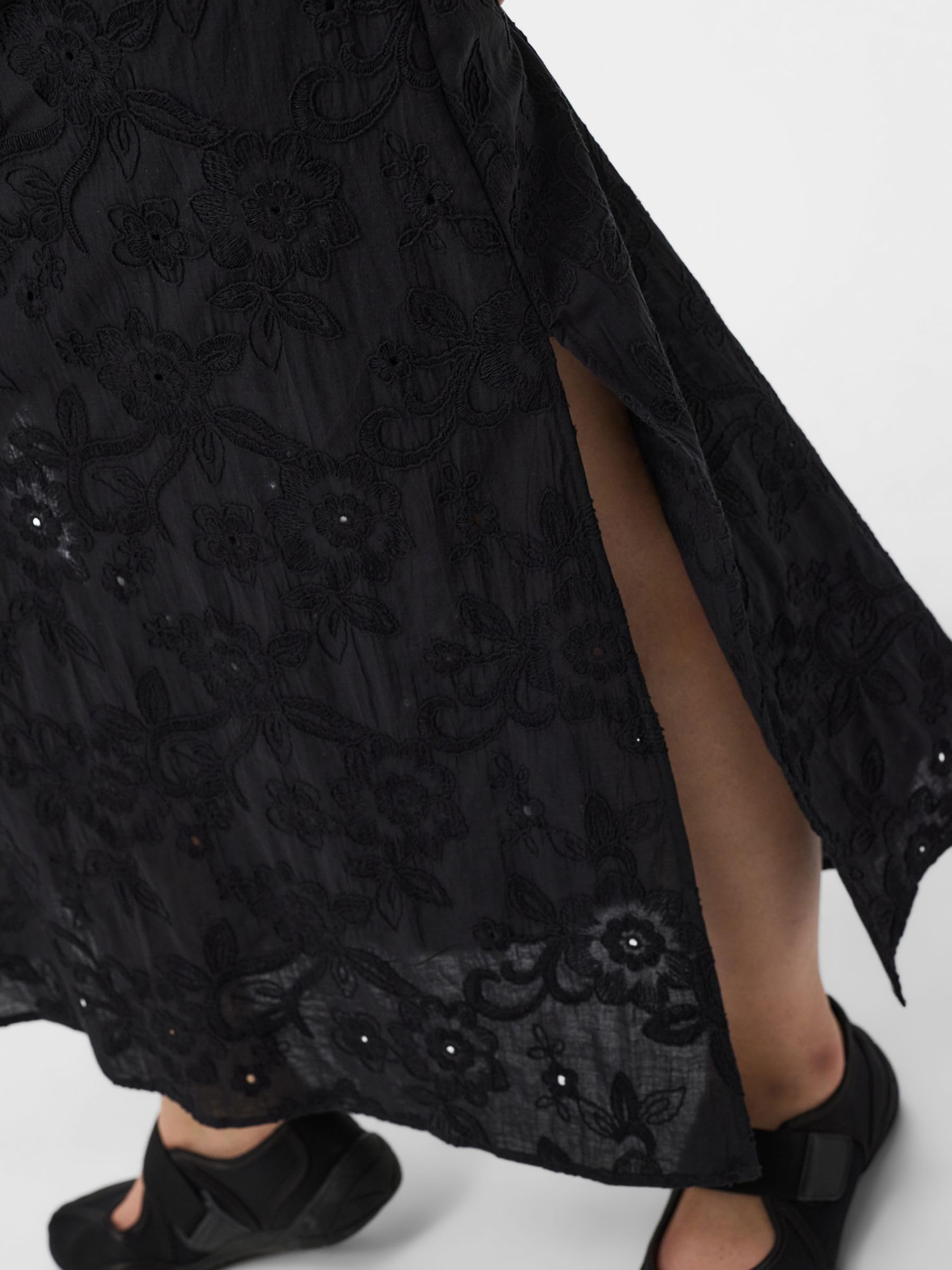 Pieces Pcginger SL Ankle Dress abito lungo smanicato