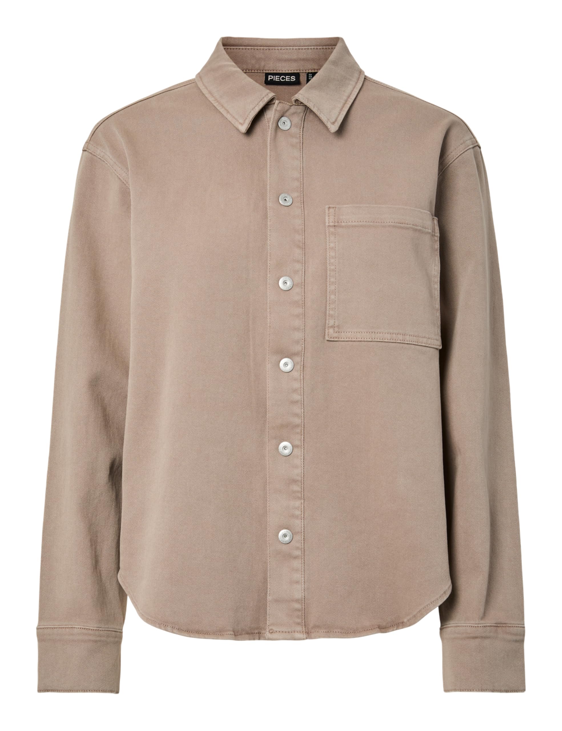 Pieces Pcsalume LS Denim Shirt camicia S manica lunga