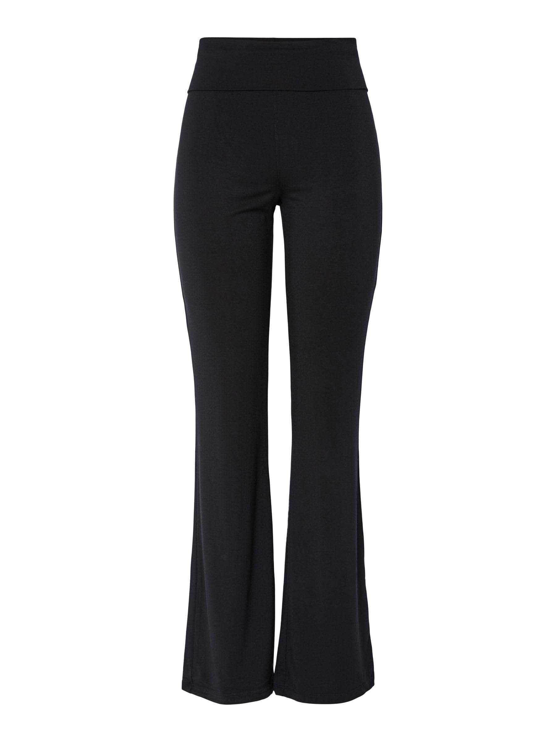PIECES Pcmaliva Flared Pants Jrs Noos BC pantaloni svasati jersey
