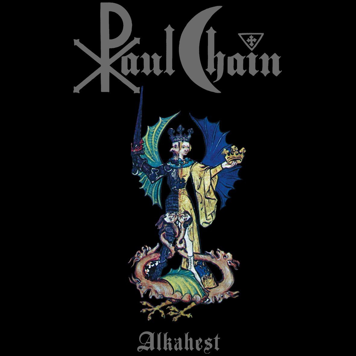 Paul Chain Alkahest Silver Logo maglietta stampa digitale