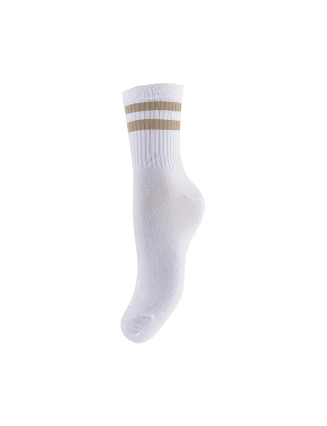 Pieces Pccally Socks Noos calzini bianco strisce menta