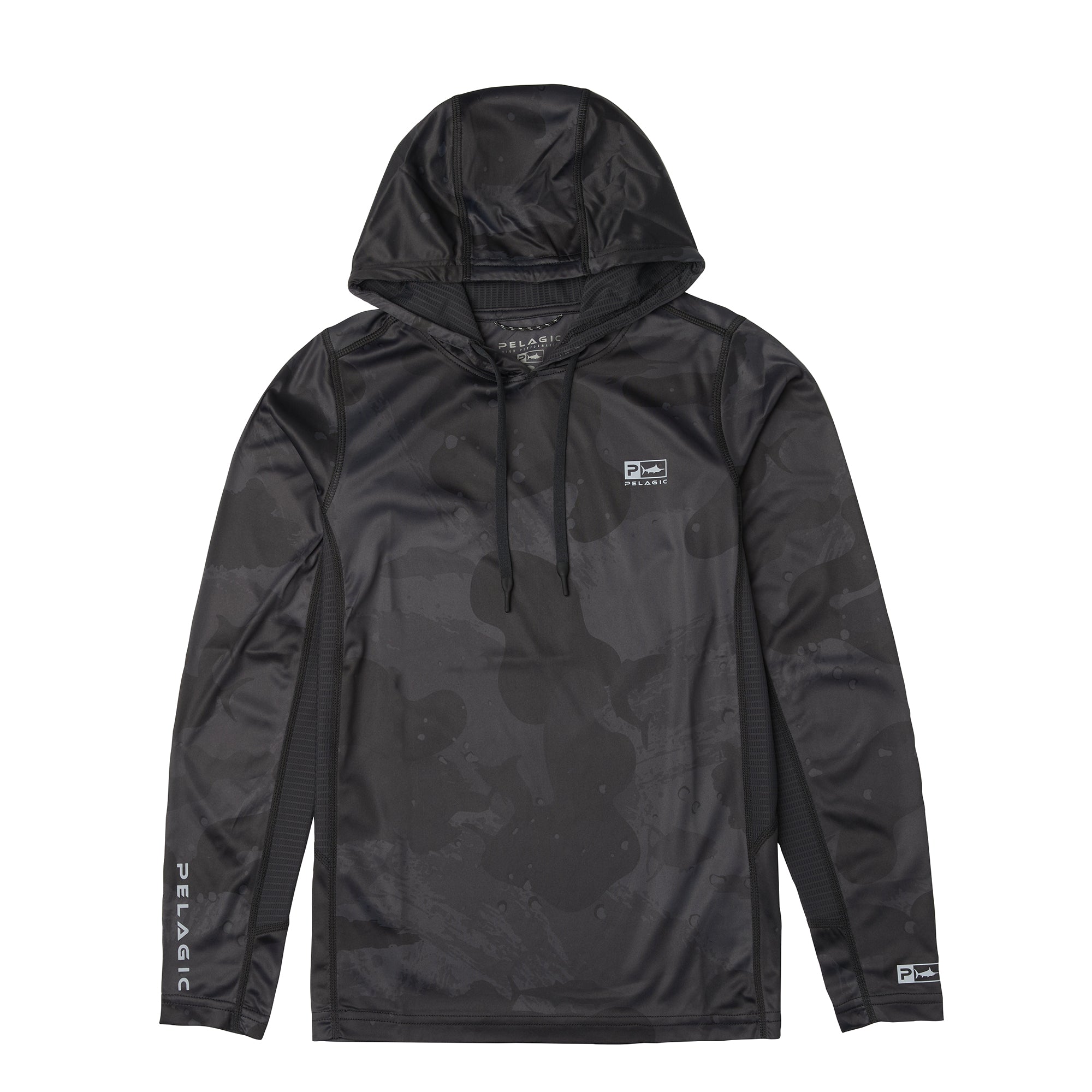 PELAGIC Youth Vaportek felpa ragazzo nera UPF 50+