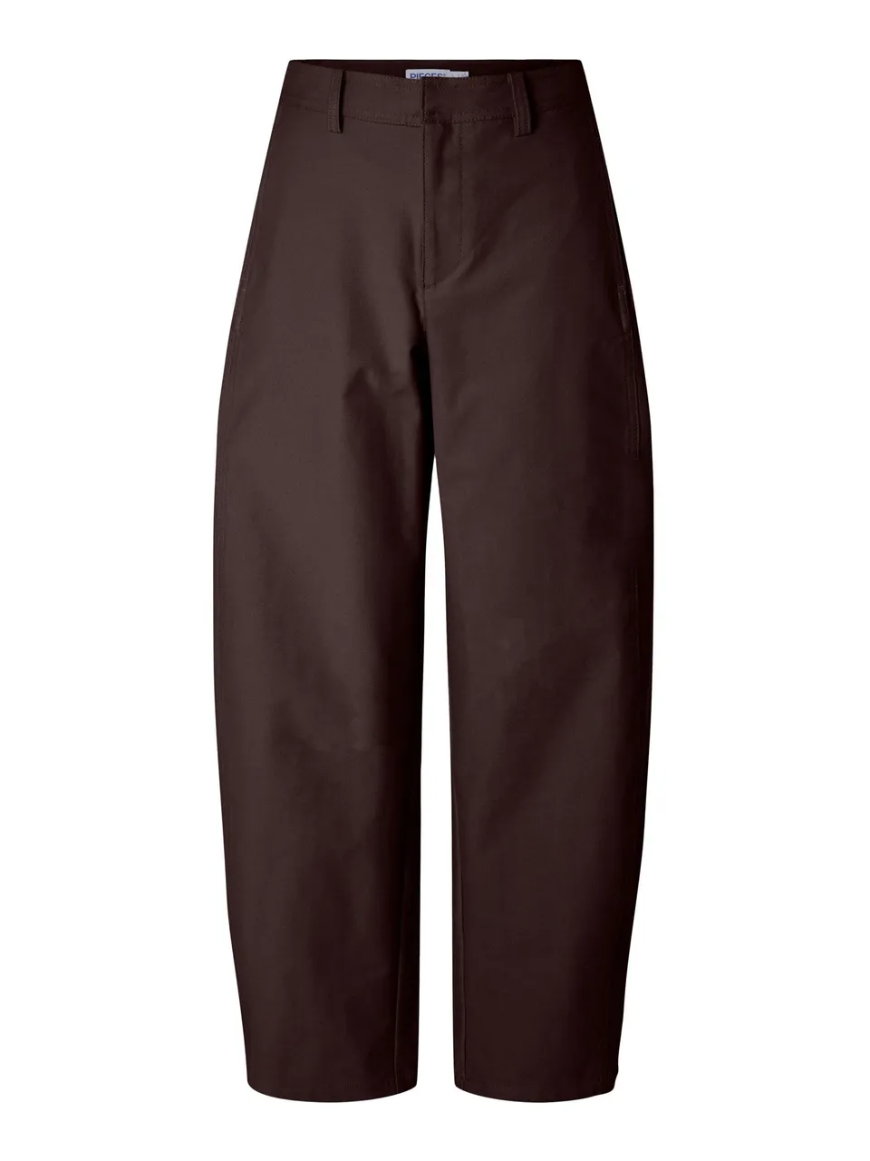 Pieces Pcrikke HW Barrel pantaloni donna hot fudge jersey