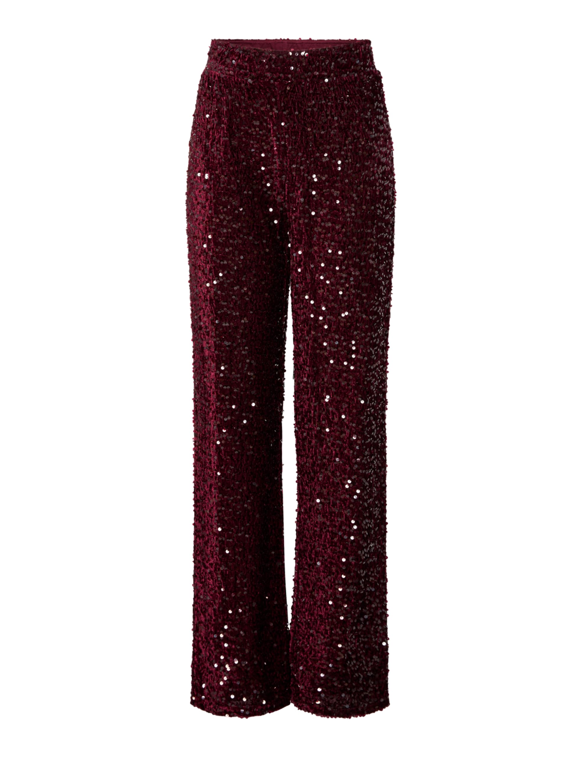 PIECES Pckam HW Wide pantaloni jersey neri XL comodi