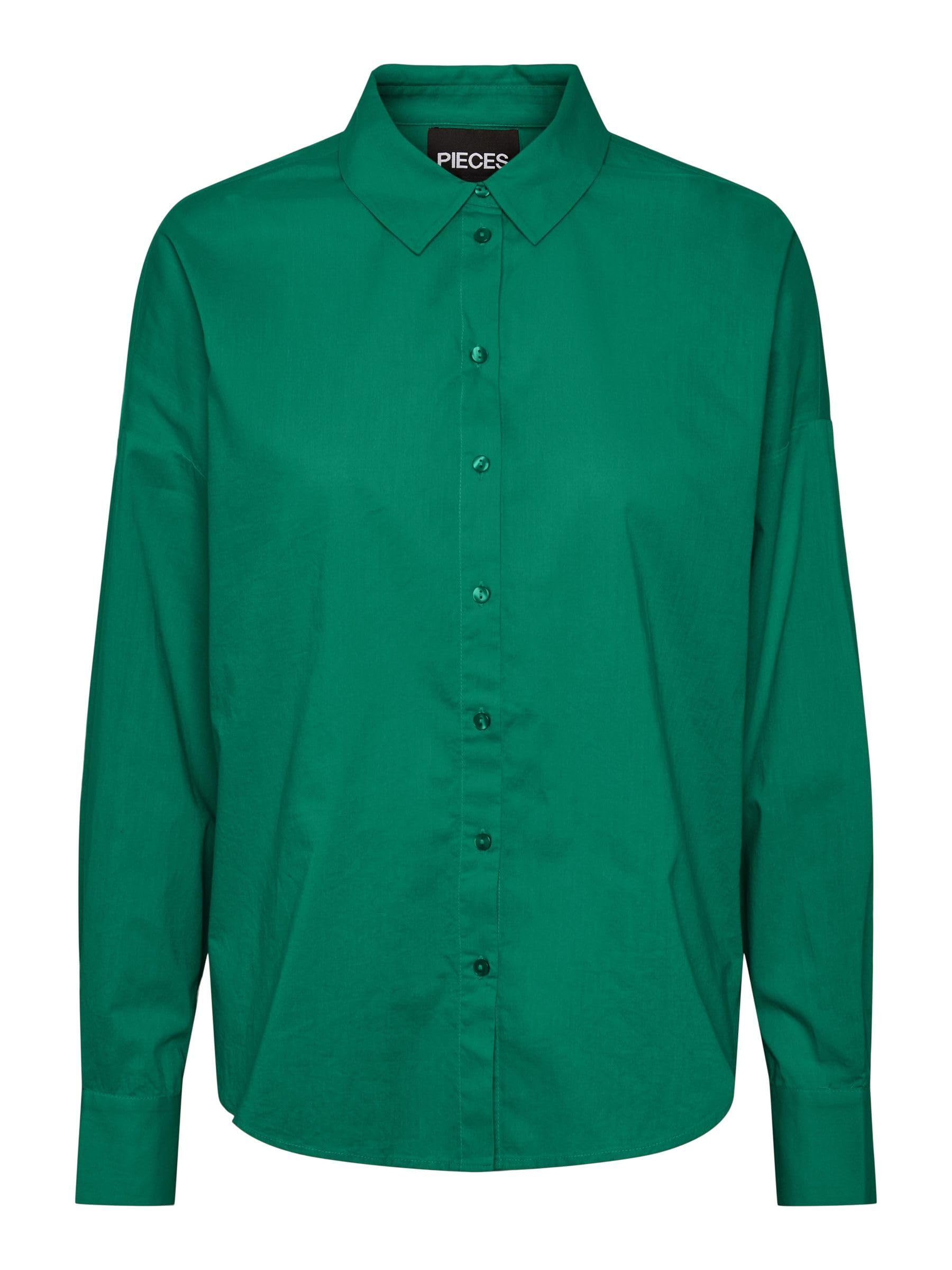 PIECES Pctanne LS Loose Shirt camicia donna manica lunga