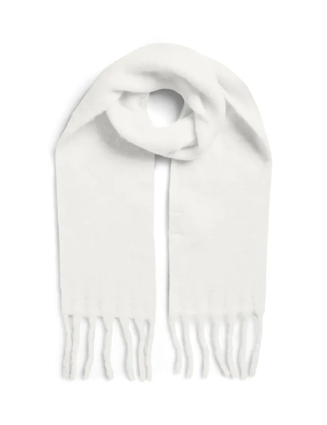 Pieces Pclulu Solid Long Scarf sciarpa cloud taglia unica tinta unita