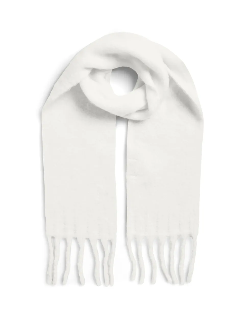 Pieces Pclulu Solid Long Scarf sciarpa cloud taglia unica tinta unita