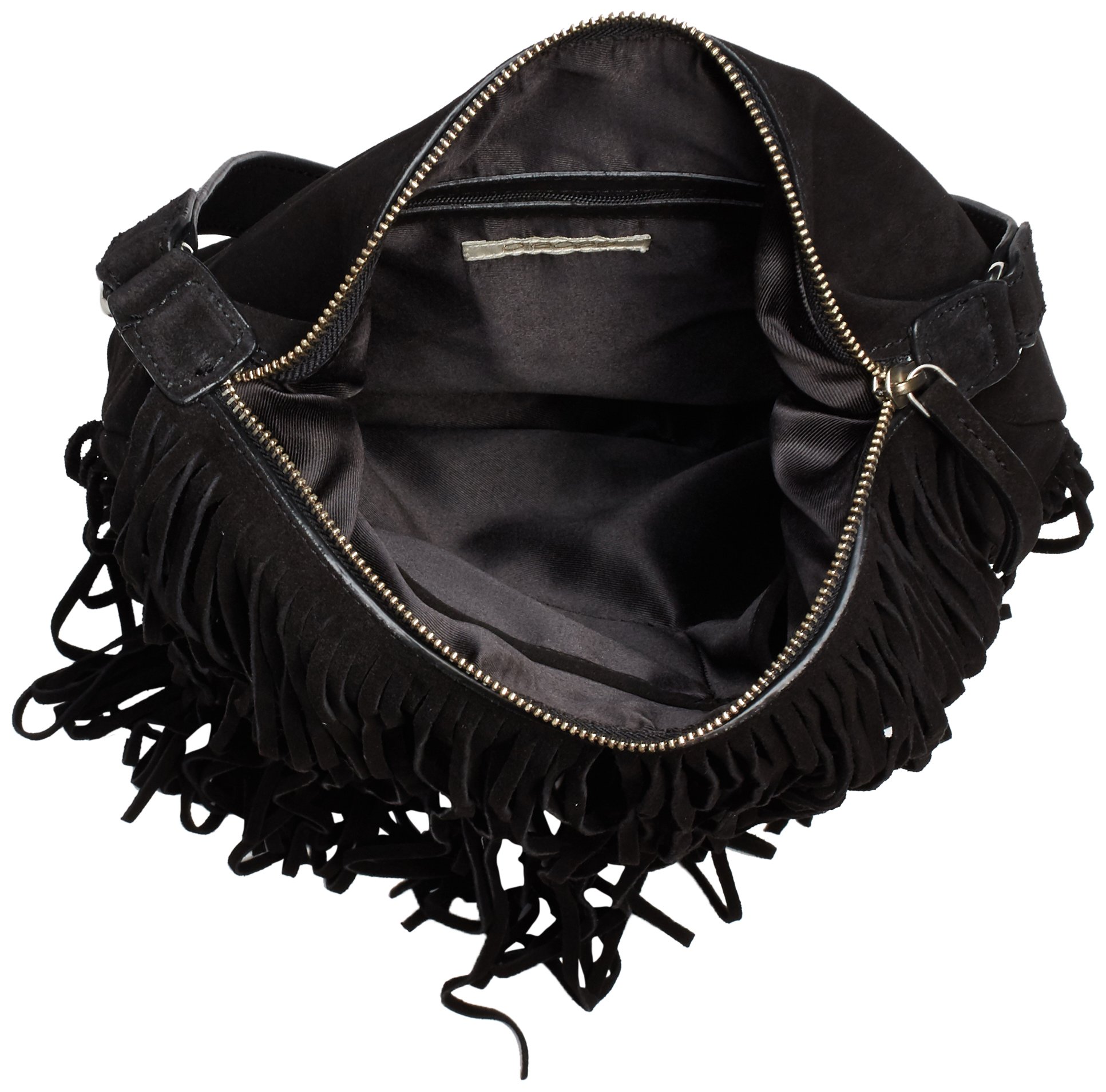 Pieces Pcbritt borsa tracolla camoscio frange