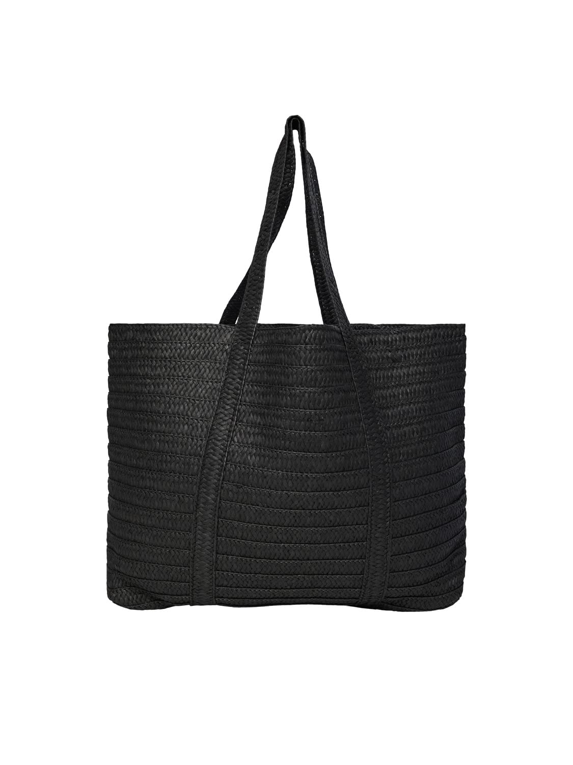 Pieces Pcloma Straw shopper donna verde paglia
