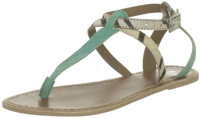 Pieces Cathie sandali donna pelle menta