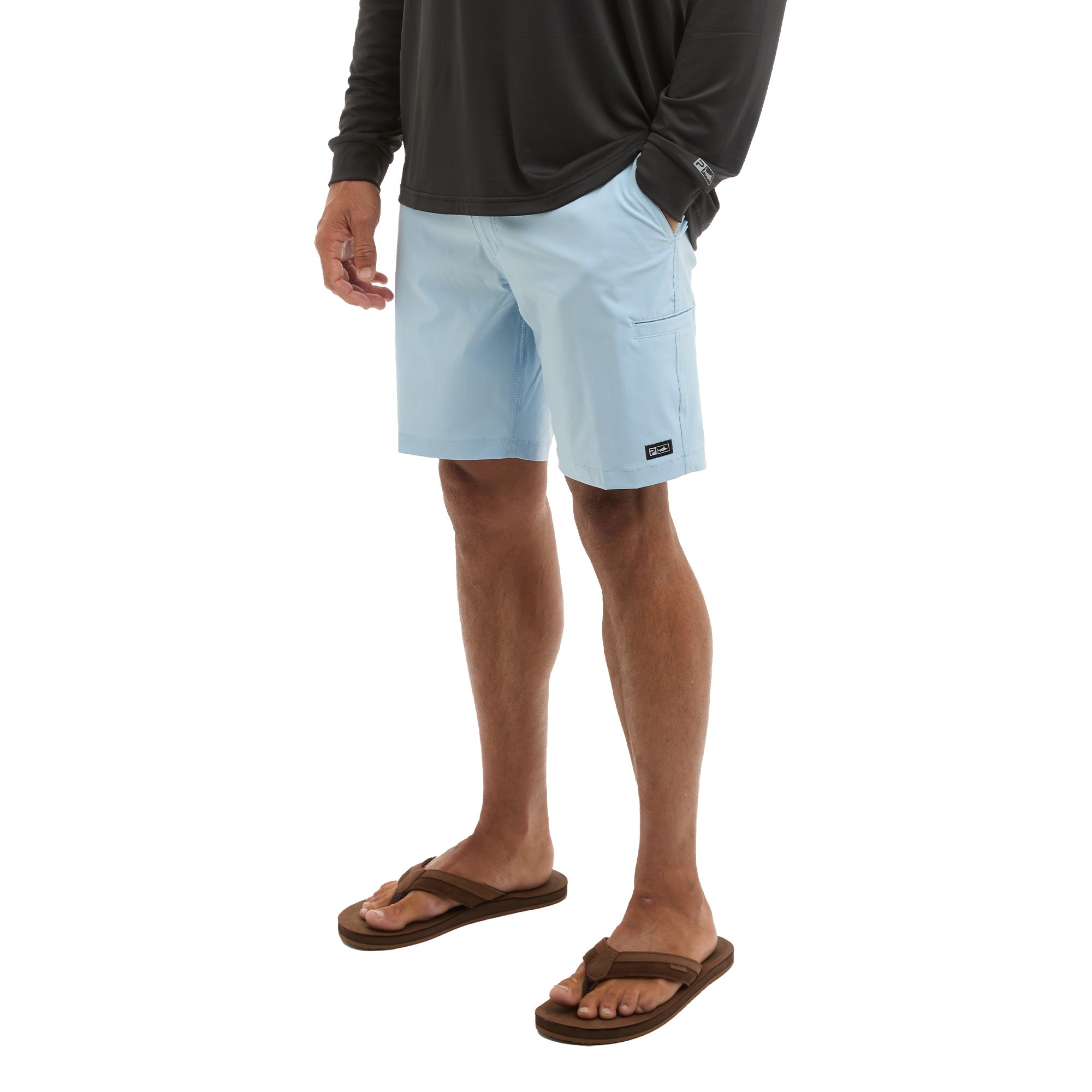 Pelagic Mako pantaloncini azzurri elasticizzati