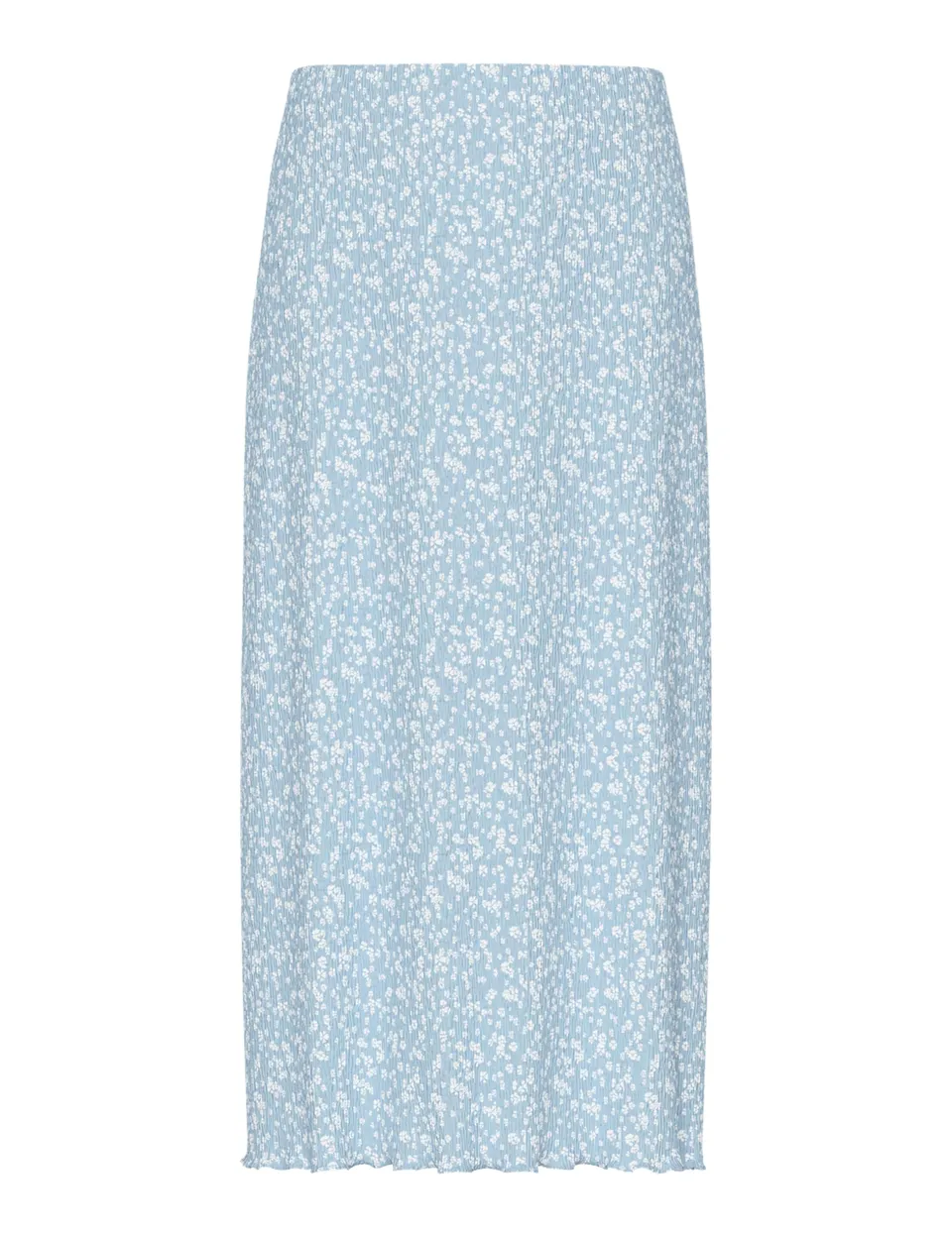 Pieces Pcflora gonna midi donna blu cachemire