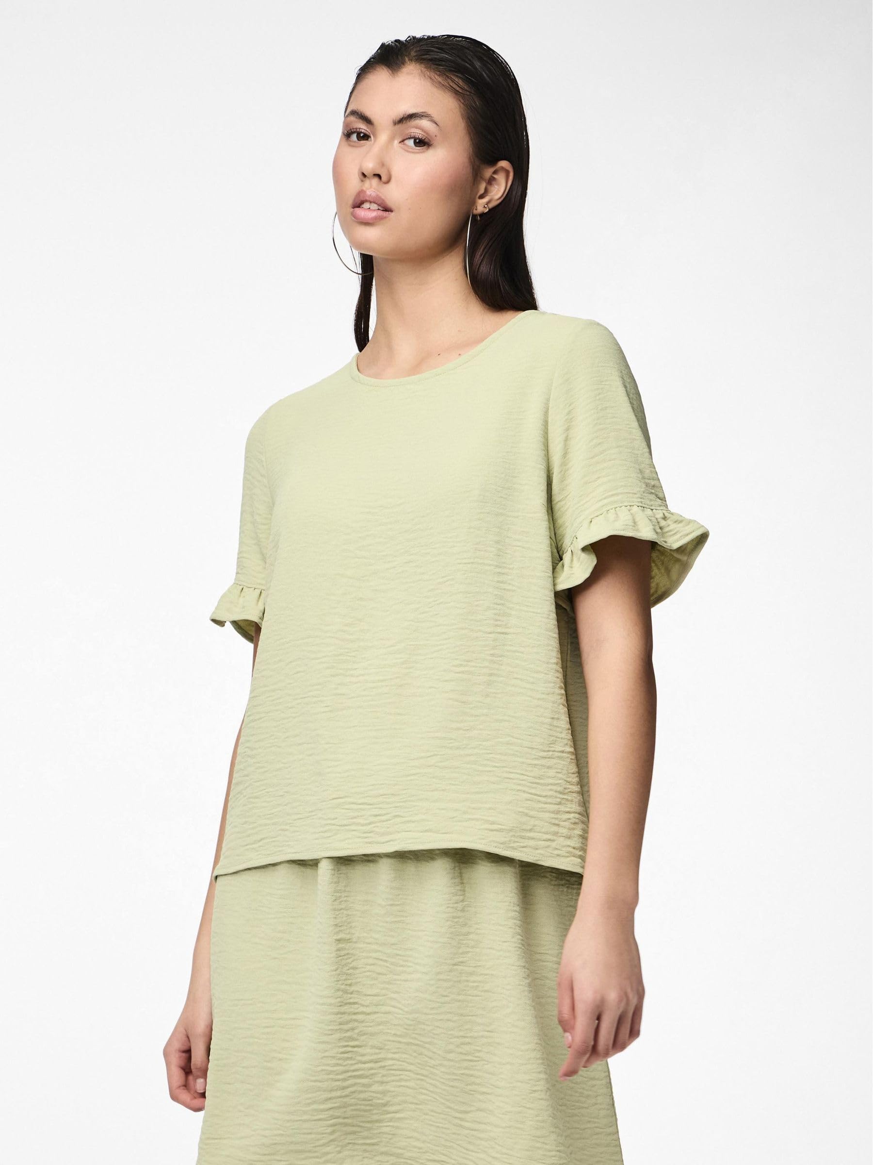 PIECES T-Shirt maglietta donna manica corta