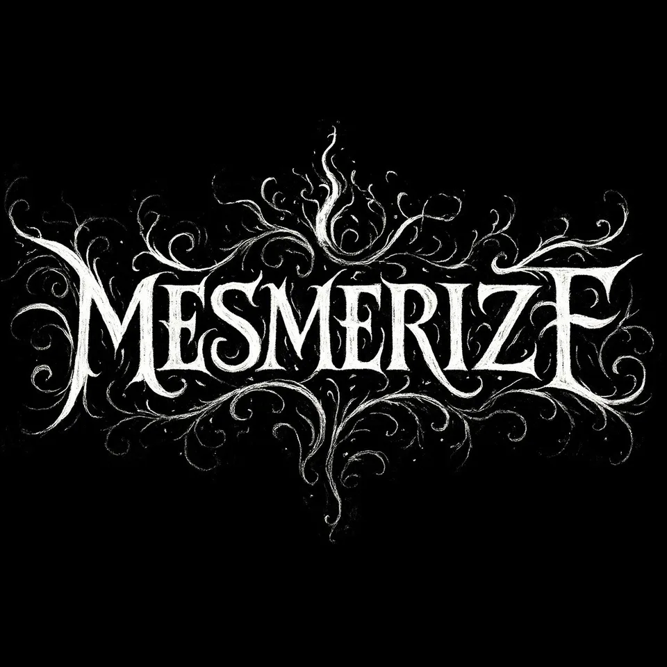 Mesmerize Logo t-shirt cotone organico stampa digitale