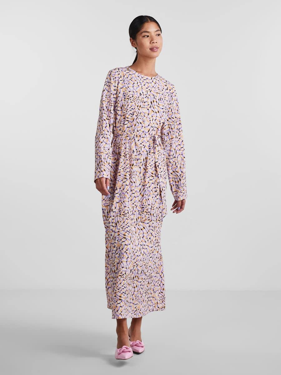PIECES Pcbernice LS Ankle Dress BC Abito Donna Taglia XS
