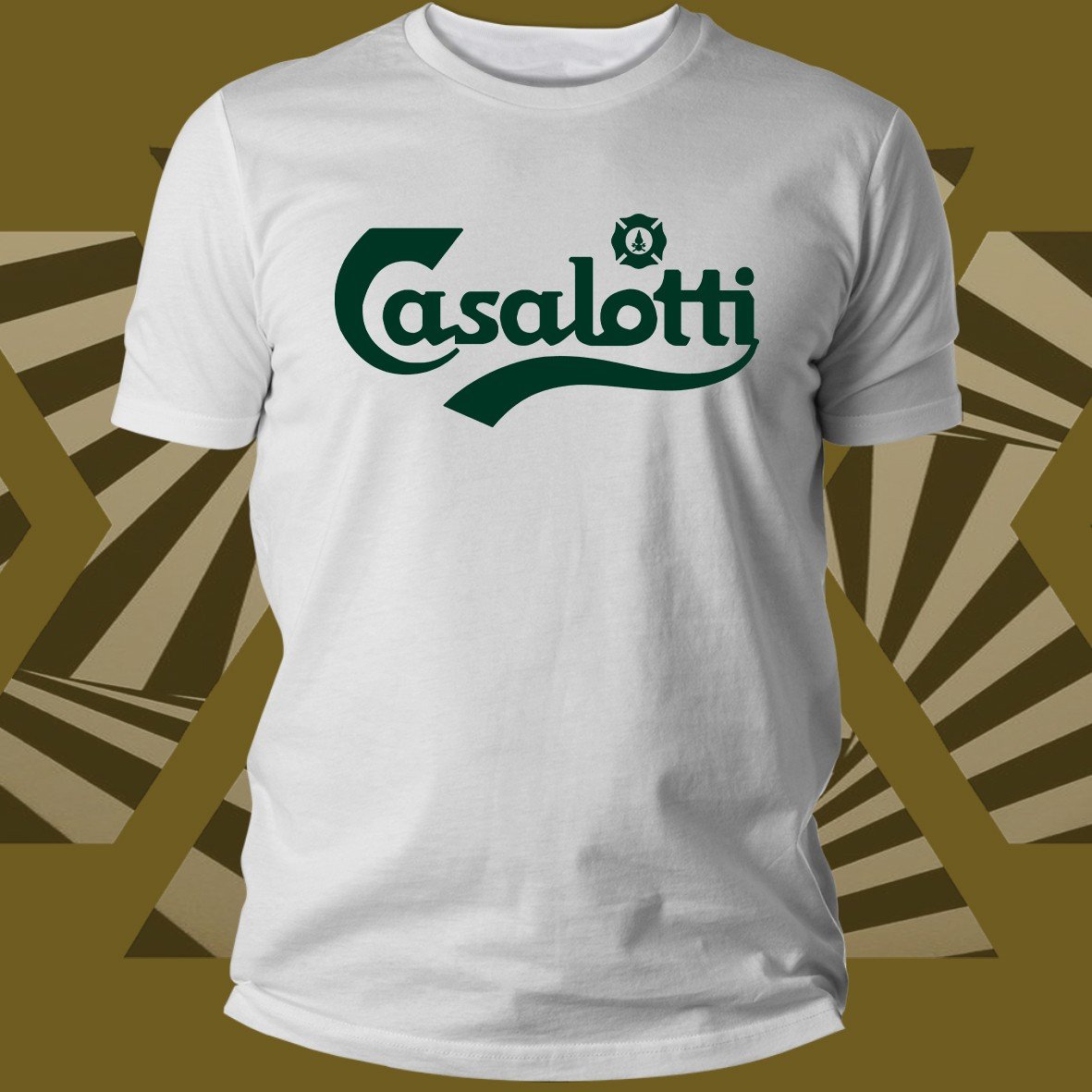 Matrix Music Store Casalotti Green Logo maglietta unisex cotone