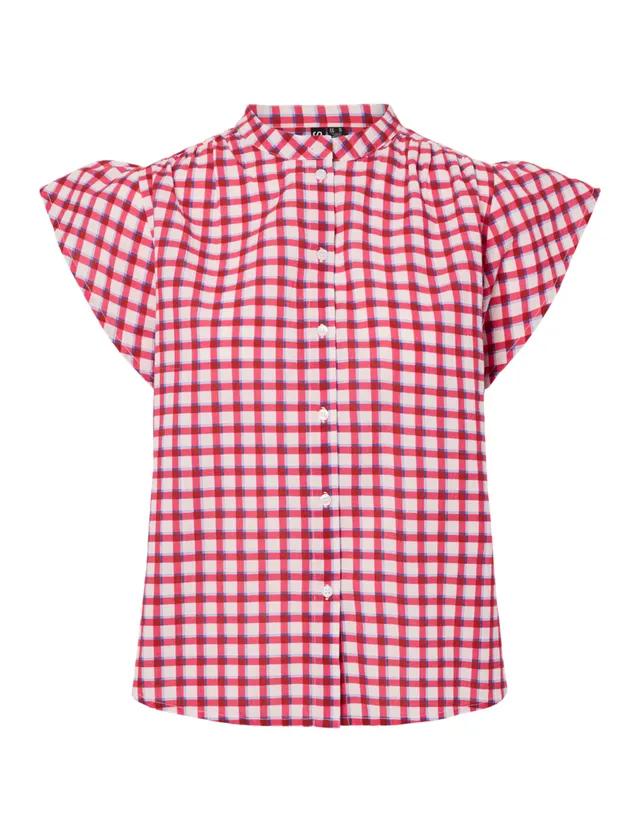 Pieces Pcjavier Check camicia donna L a quadri