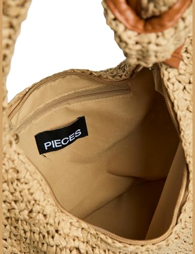 Pieces Pckanala borsa a tracolla donna naturale
