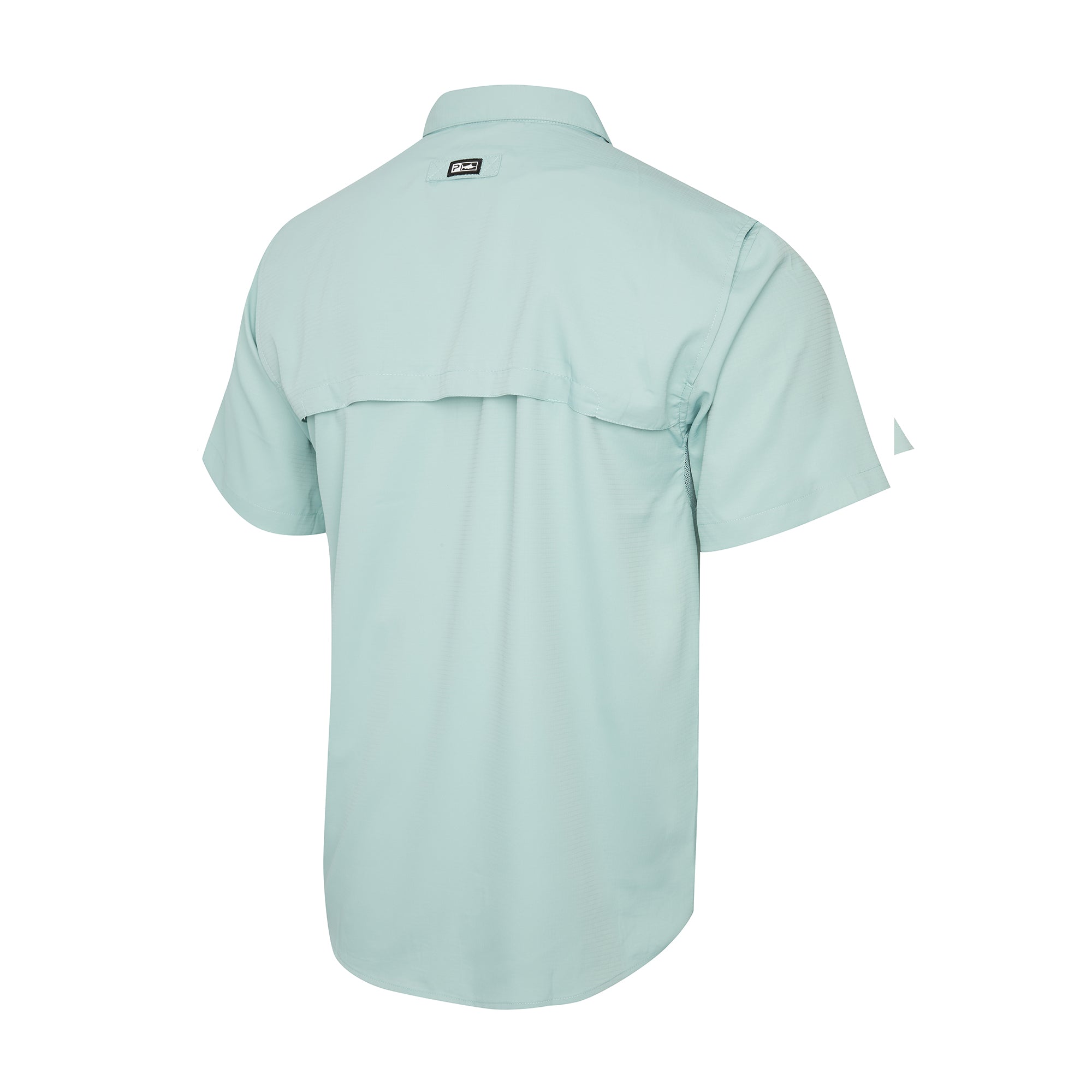 Pelagic Keys camicia uomo manica corta Salvia traspirante