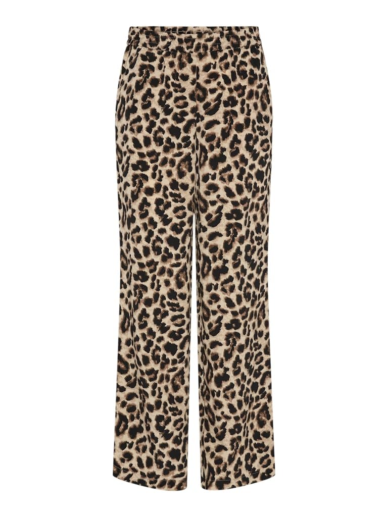 Pieces Pcjulina MW Wide Pants pantaloni donna neri taglia S
