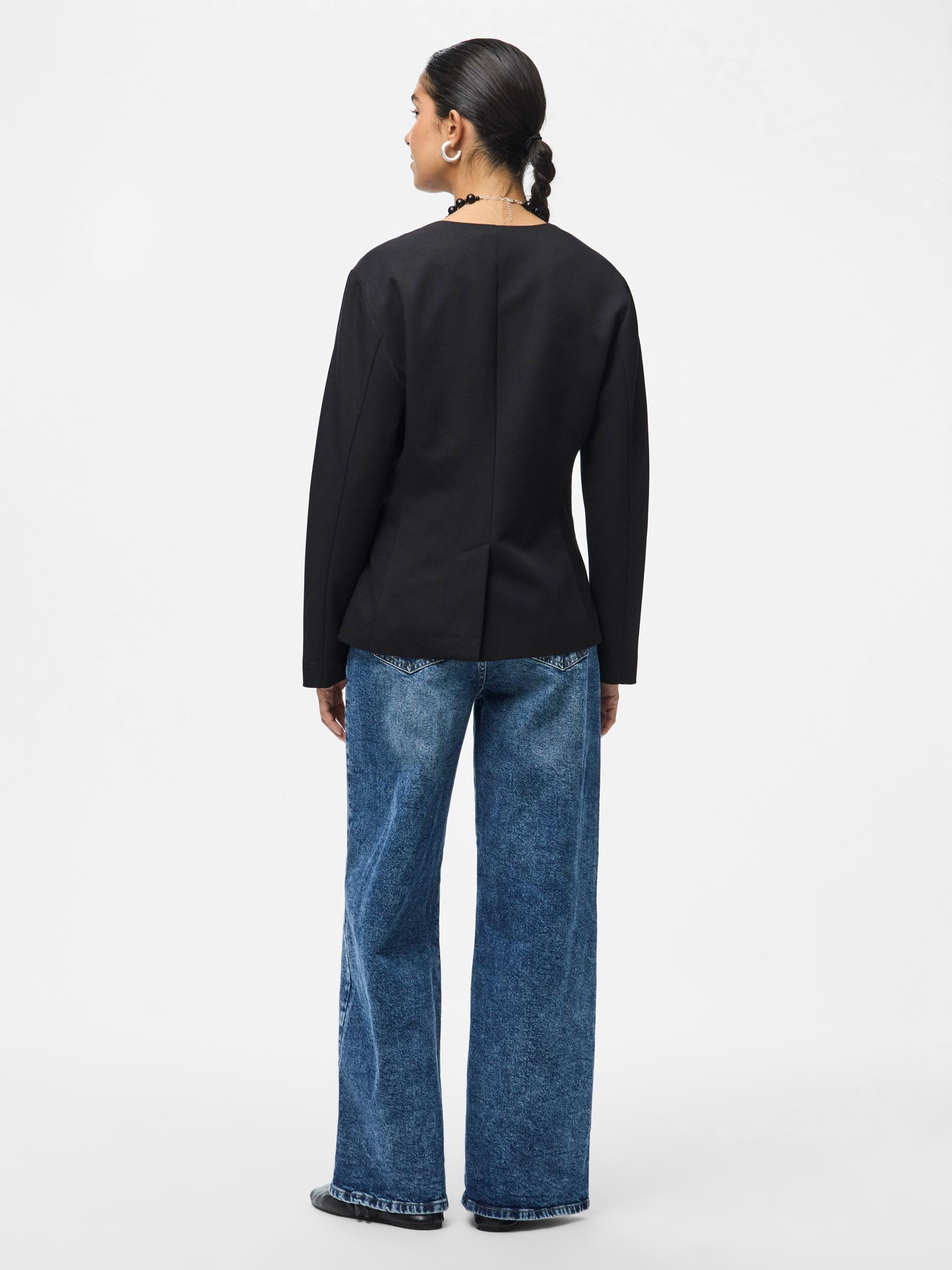 PIECES Pckamil LS Fitted Blazer Noos BC blazer nero M slim