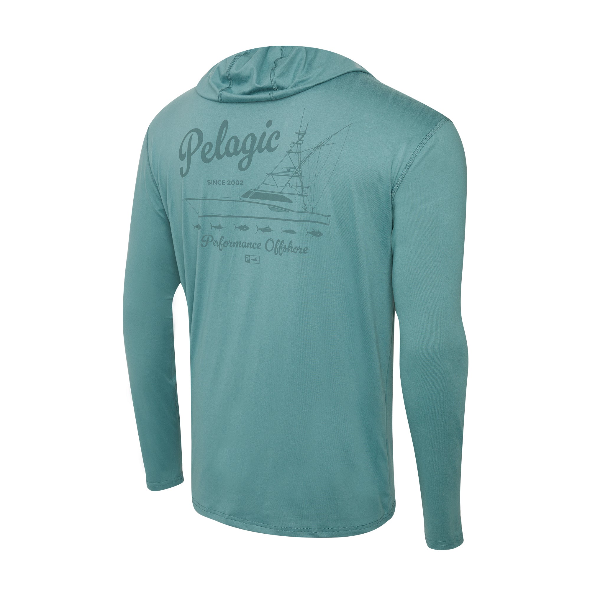 PELAGIC Freespool Haulin maglia uomo blu manica lunga