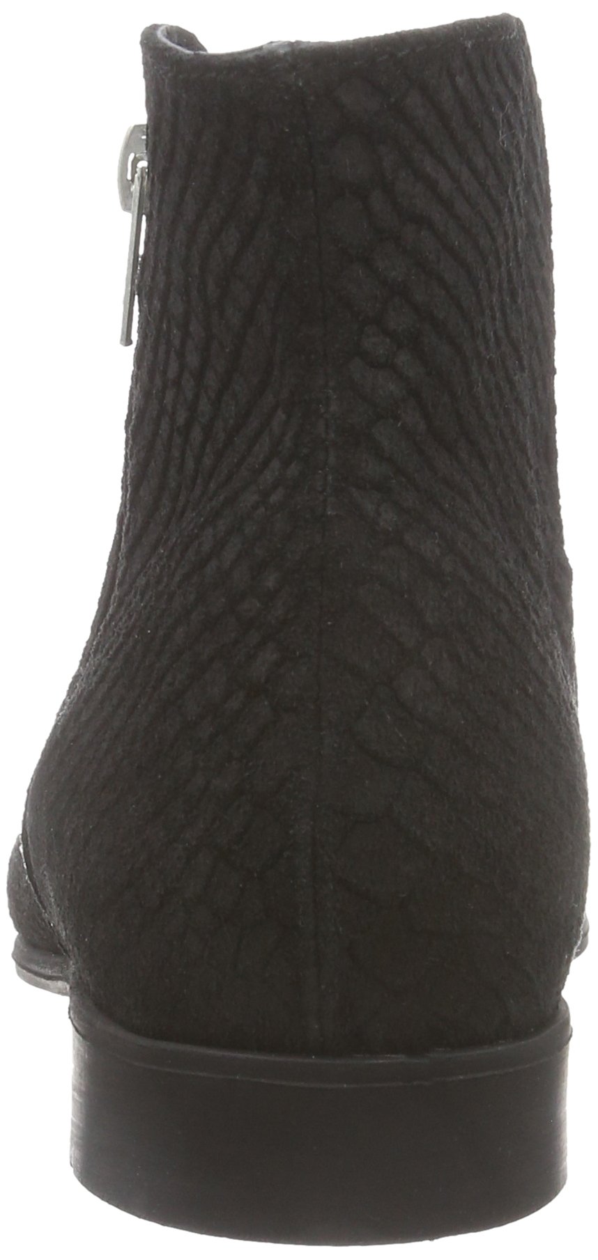 Pieces Psutara Suede Zipper Boot stivali neri