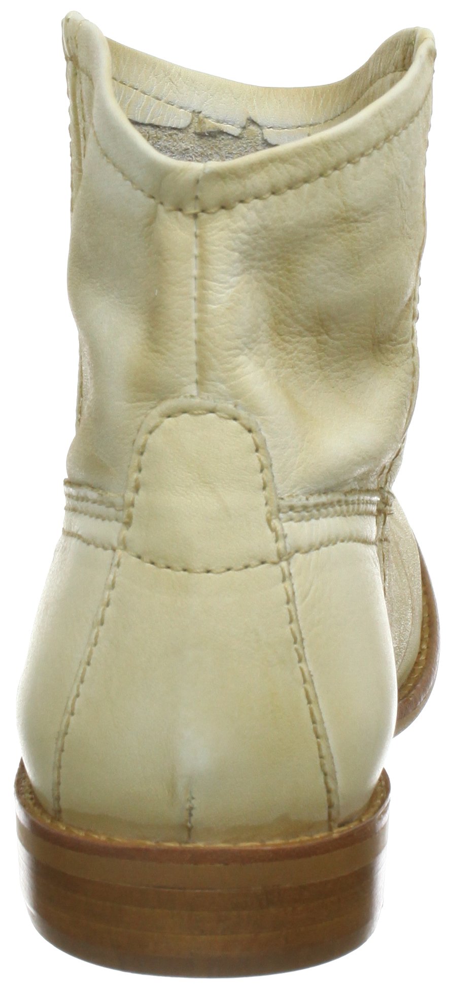 Pieces Centa Leather Boot Cognac stivali donna pelle senza chiusura