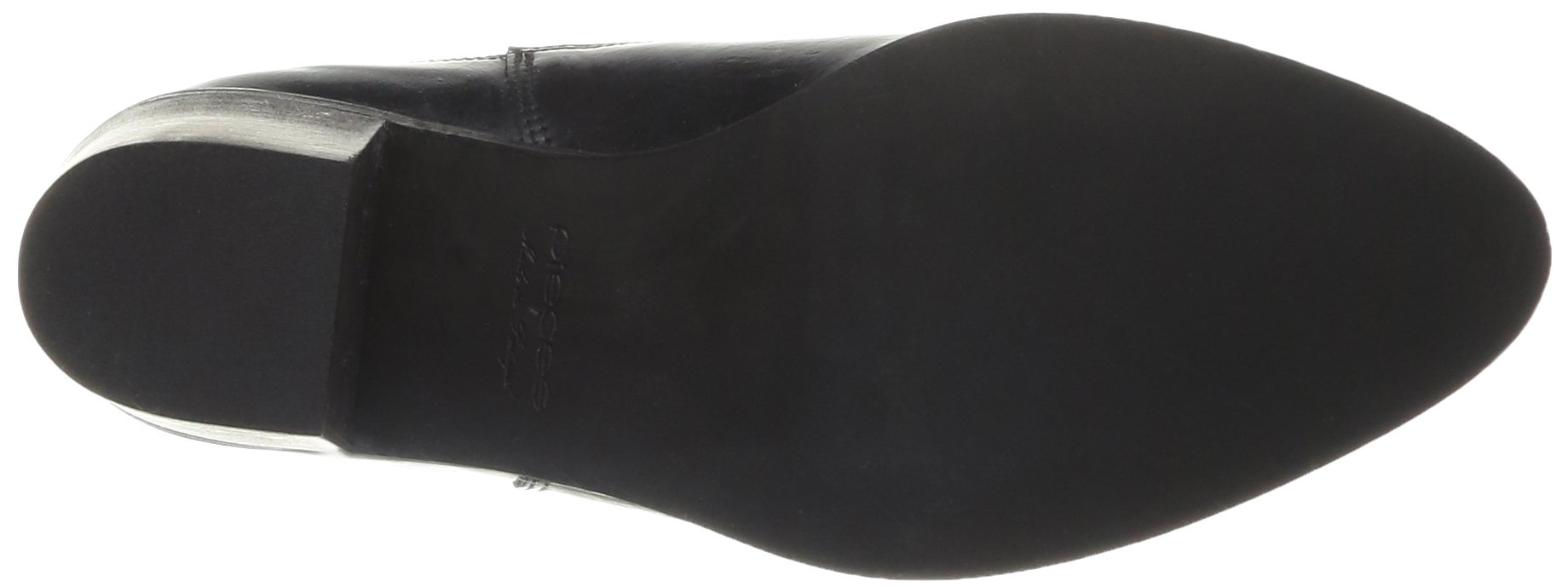Pieces Umiko Polido stivali donna neri in pelle