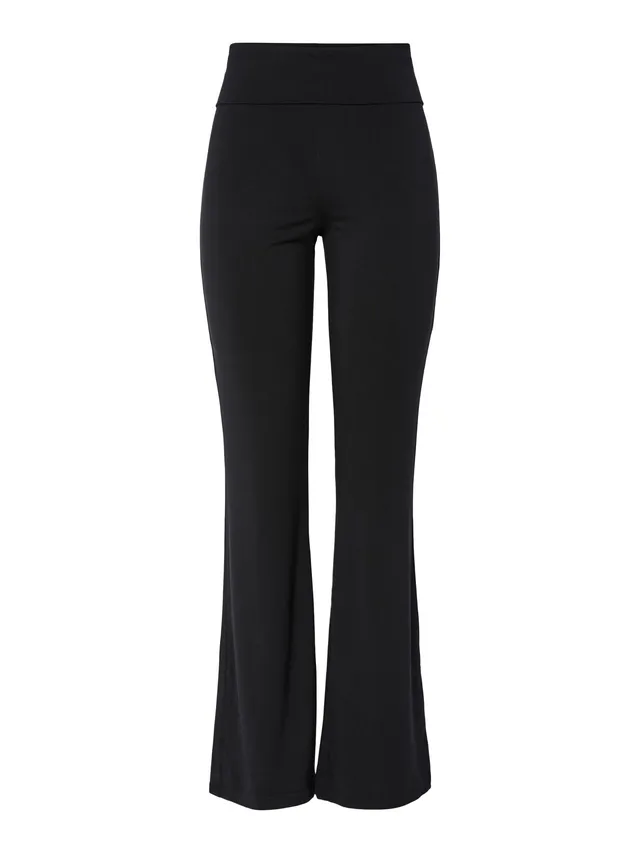 PIECES Pcmaliva Flared Pants Jrs Noos BC pantaloni svasati jersey
