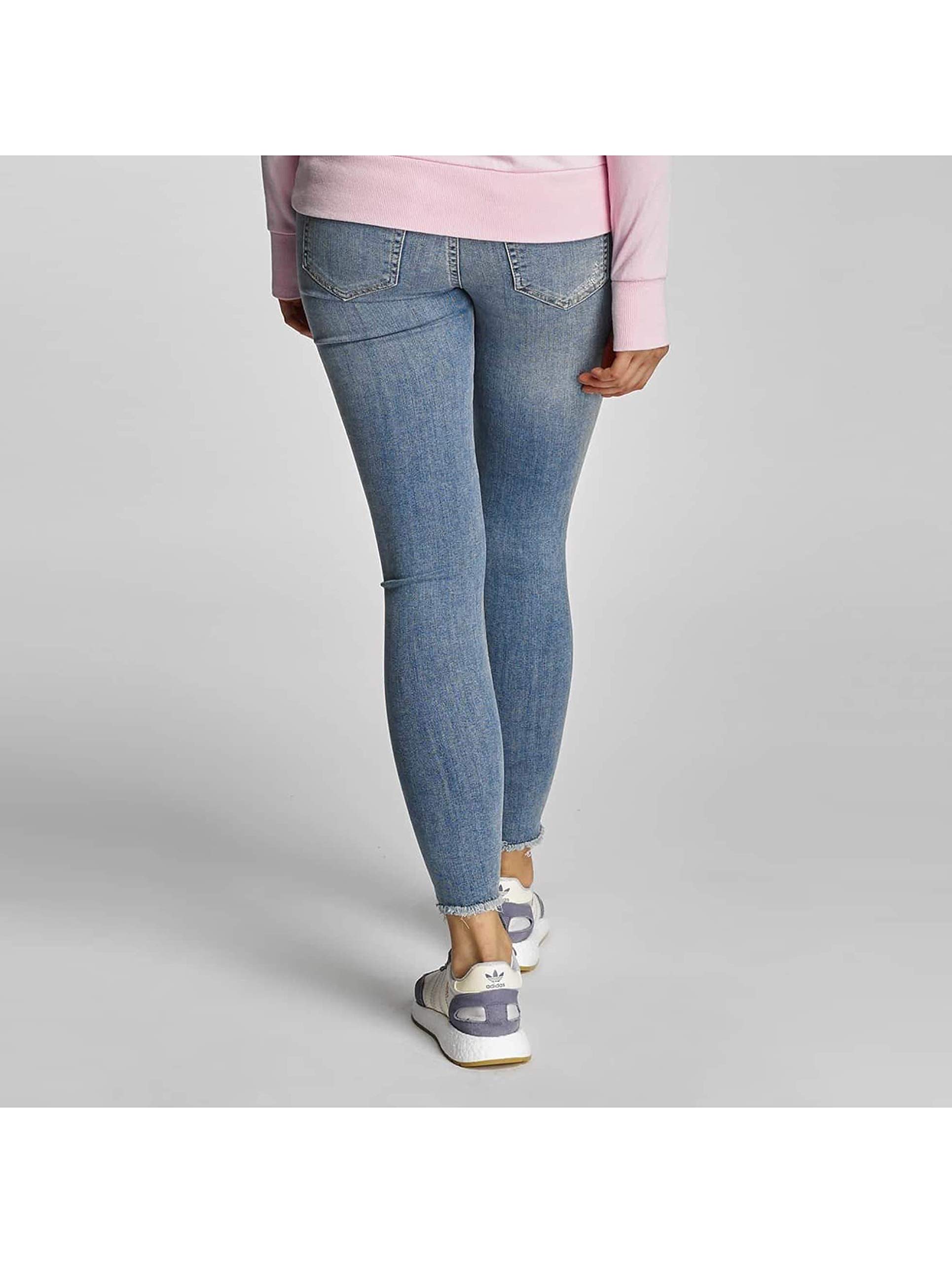 Pieces Pcfive Delly jeans cropped taglia 32 strappati