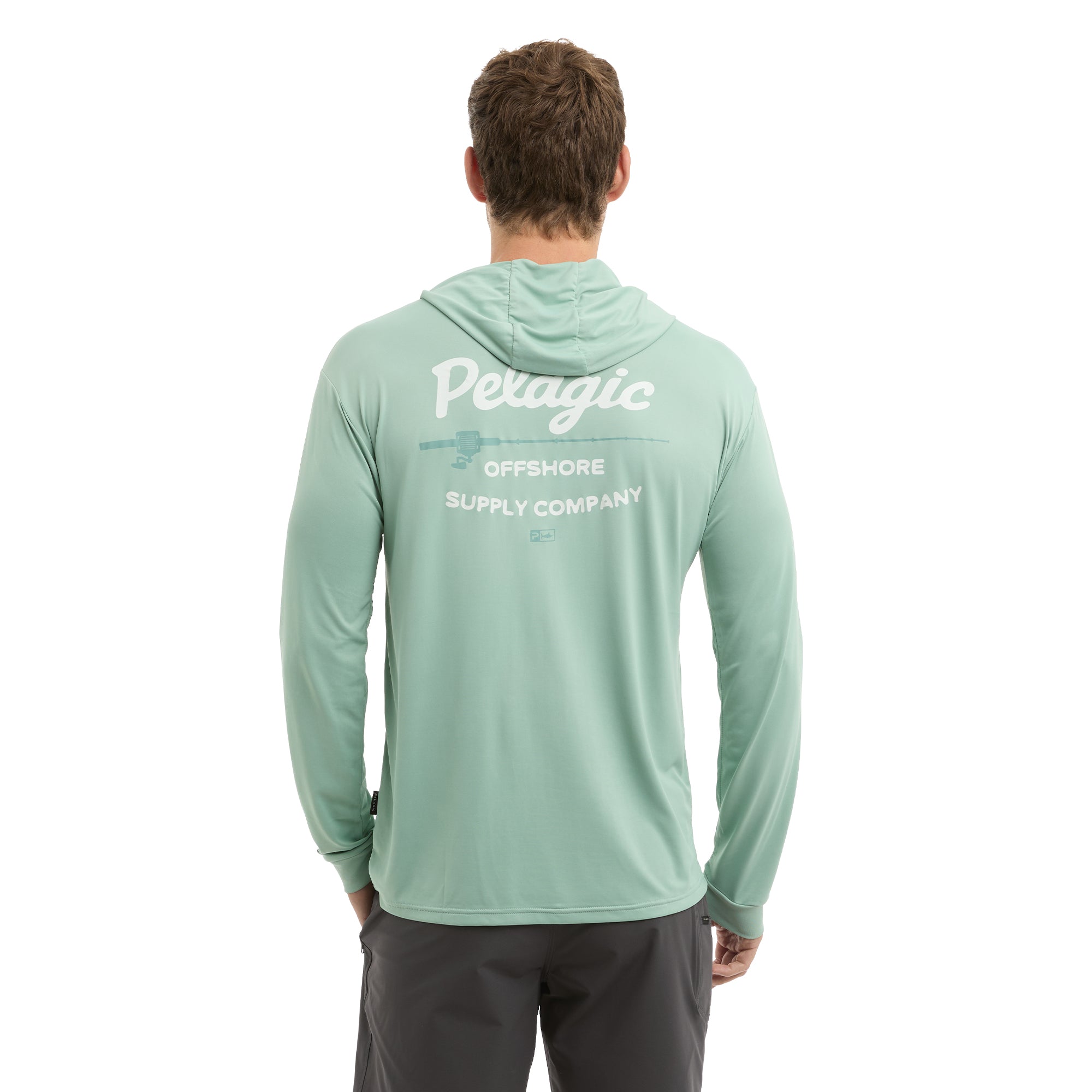 PELAGIC Aquatek Rodney maglia pesca salvia UPF 50+