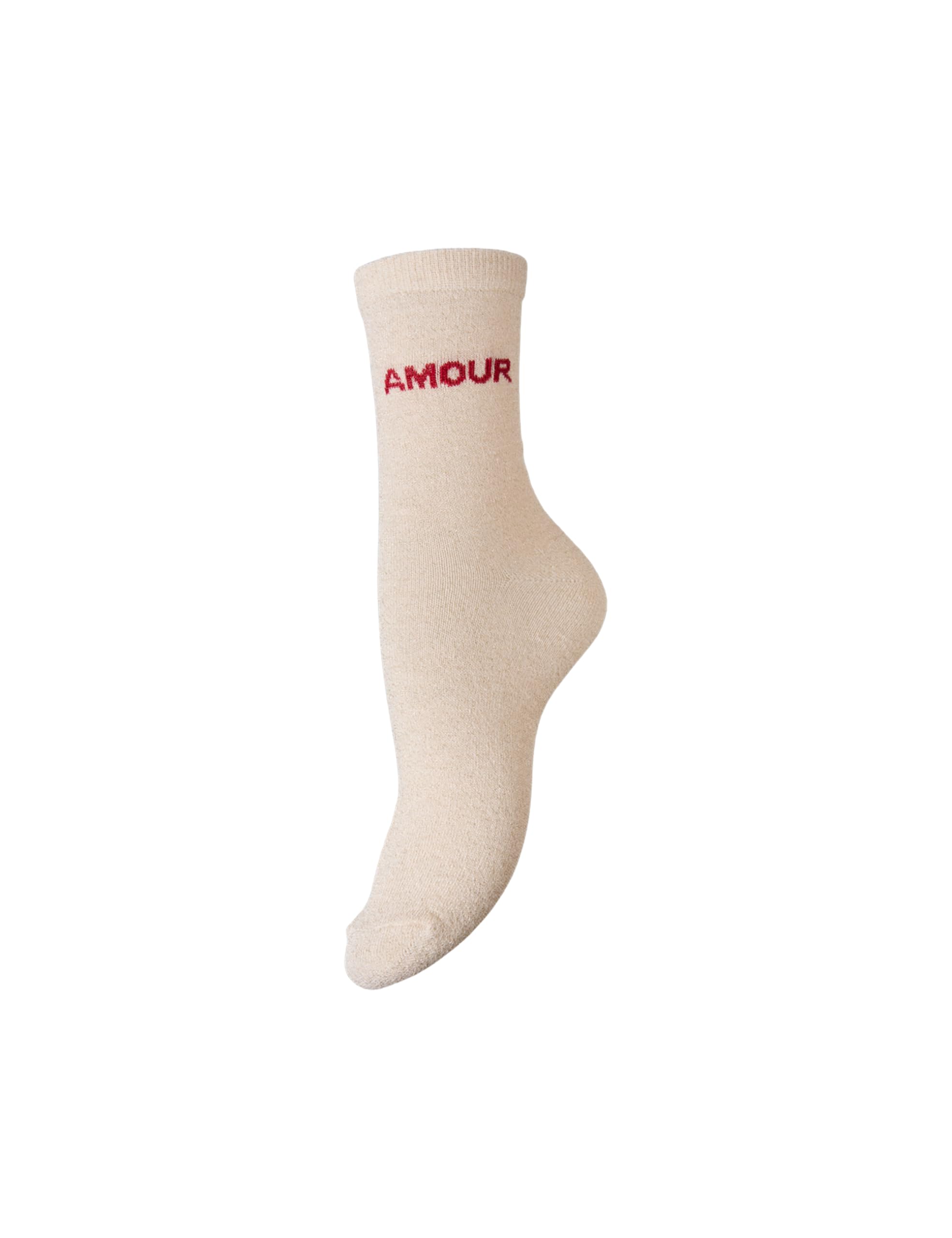 Pieces Pcnolia Lurex Socks calzini donna nero betulla lurex