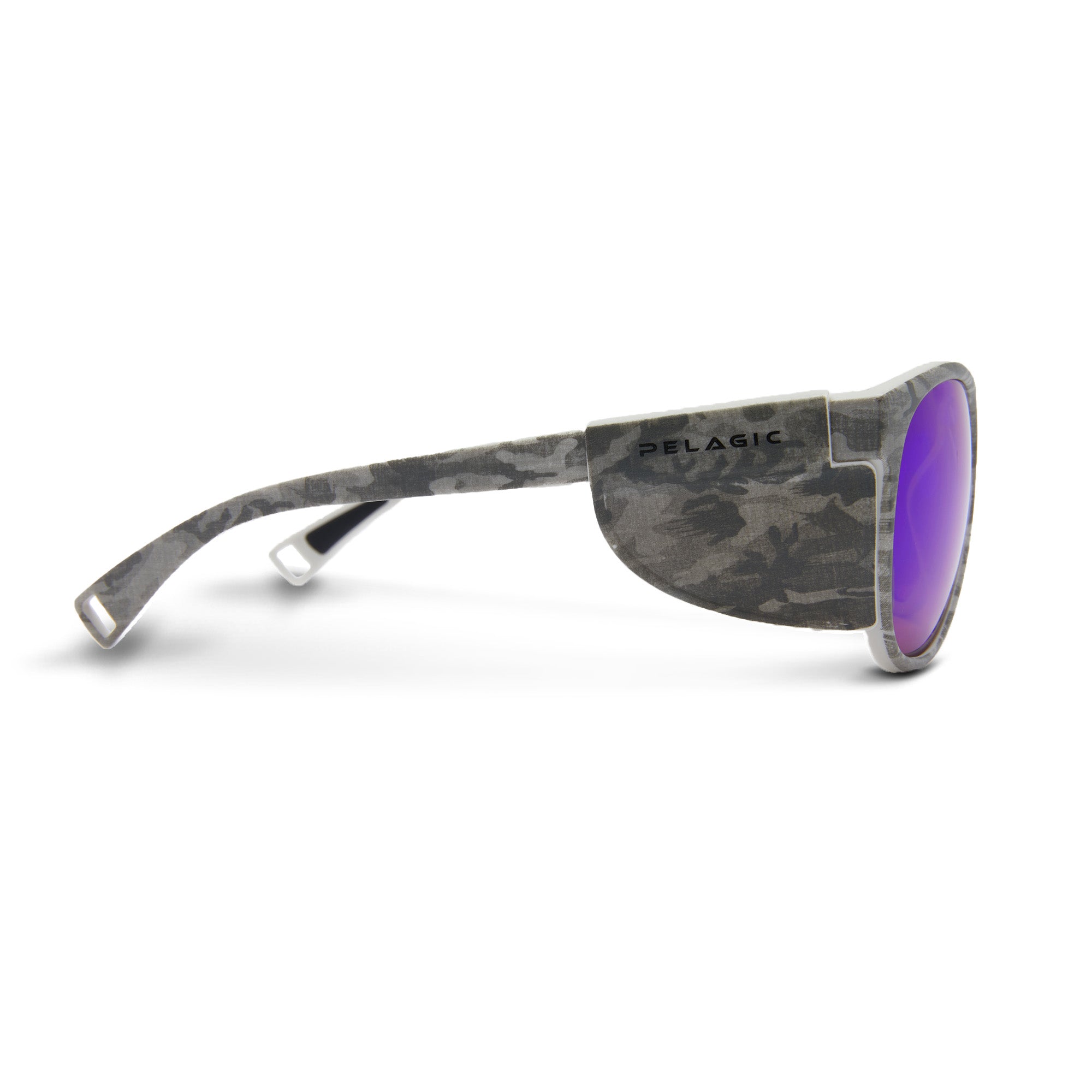 Pelagic Navigator occhiali pesca lente verde grey camo
