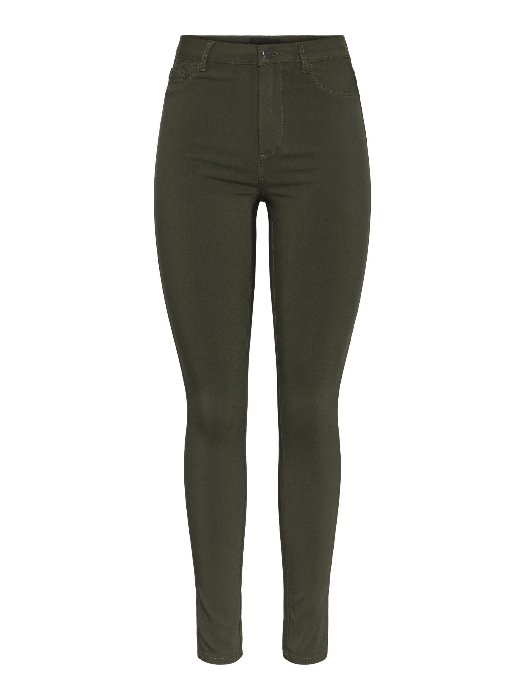 Pieces & Peace Pchighskin HW jeggings donna vita alta