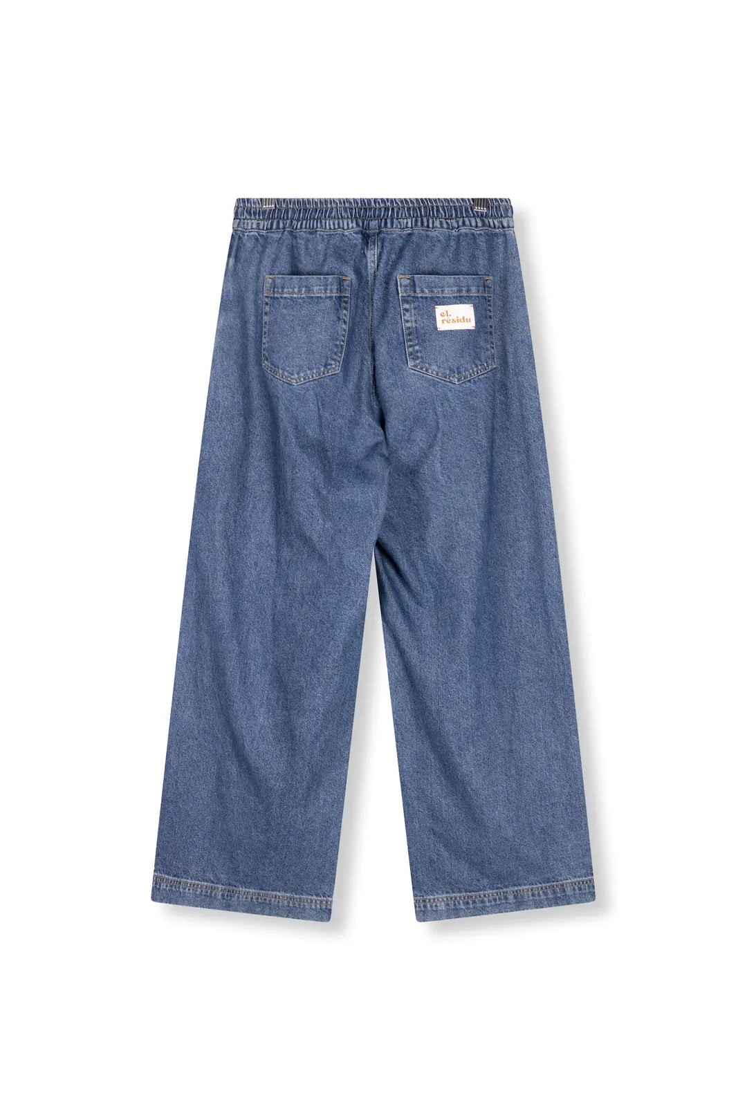 el.residu Elena 1 pantaloni blu cotone