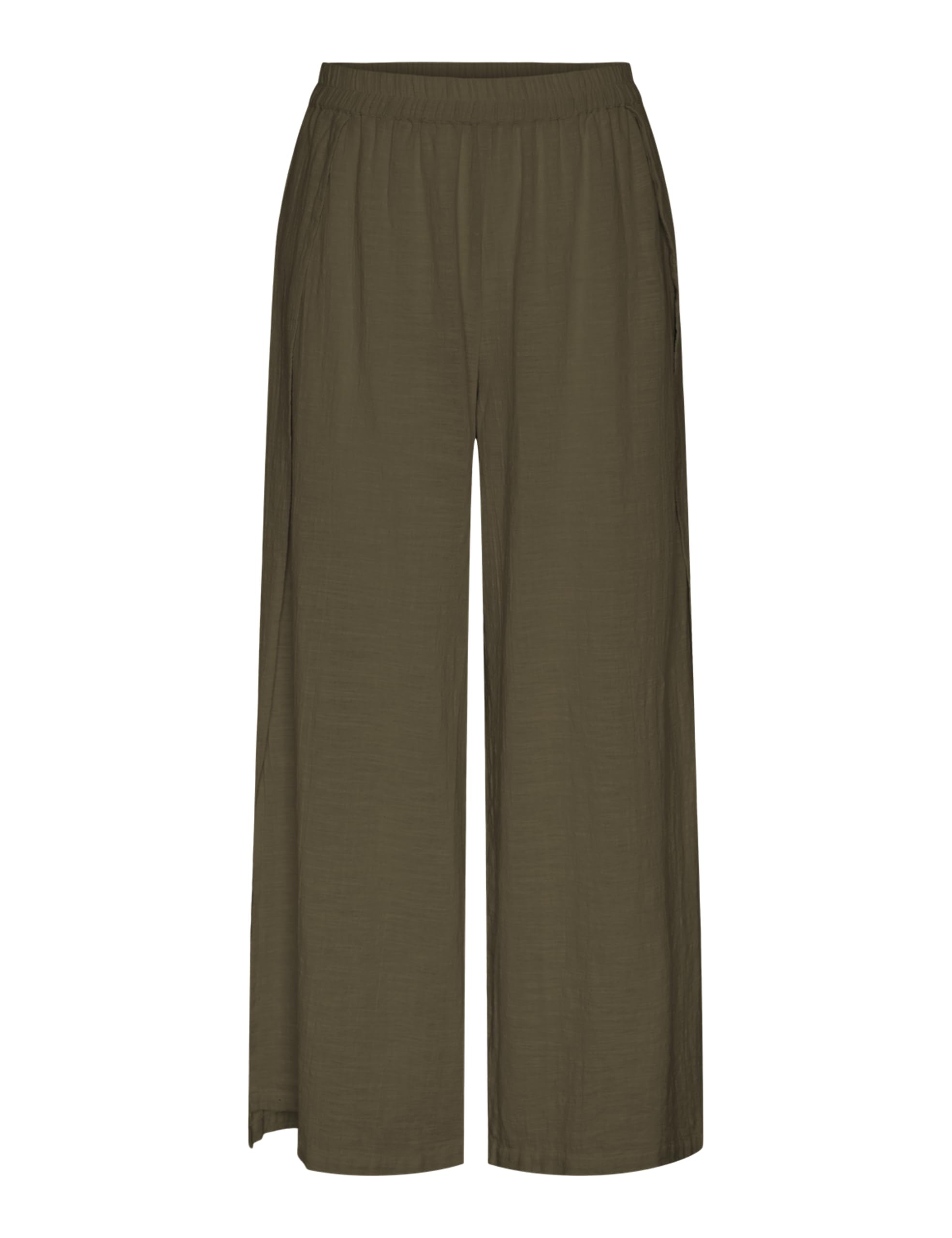 Pieces Pcagnes HW pantaloni donna L con spacco alto