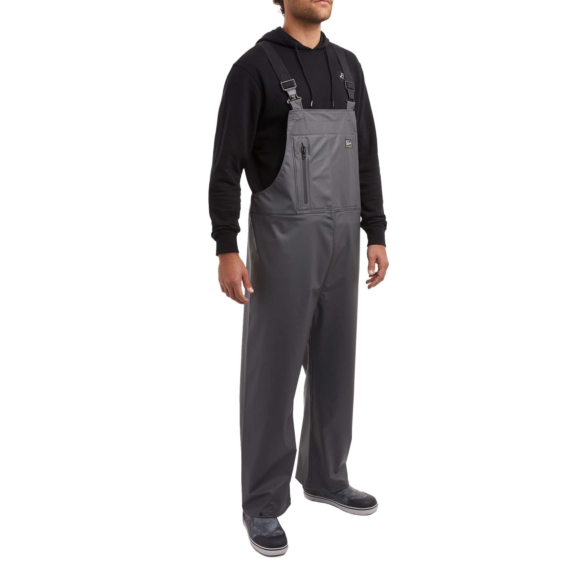 Pelagic Chubasco Bib salopette pesca Graphite impermeabile