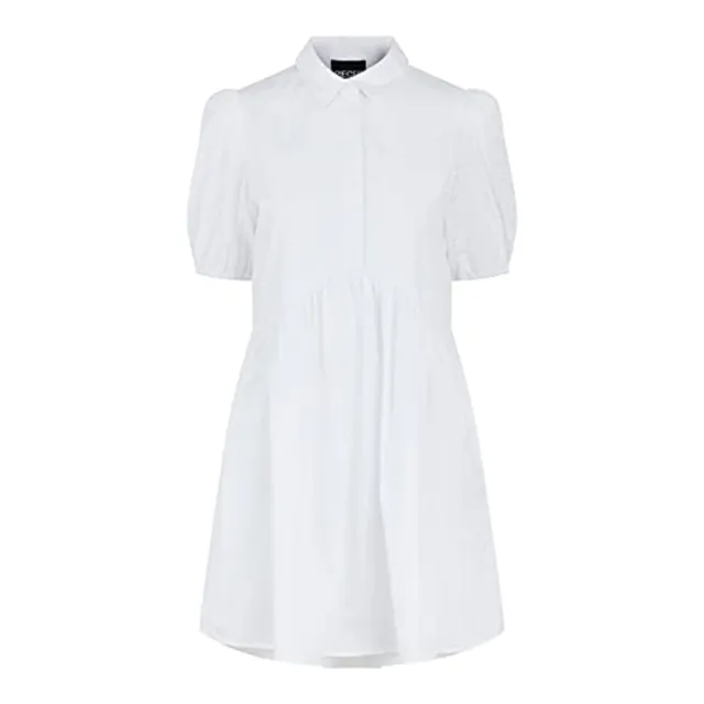 Pieces Pctori SS Shirt Dress vestito camicia cotone ginocchio