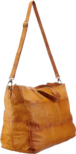 Pieces Vibs 17048351 borsa mano donna cognac