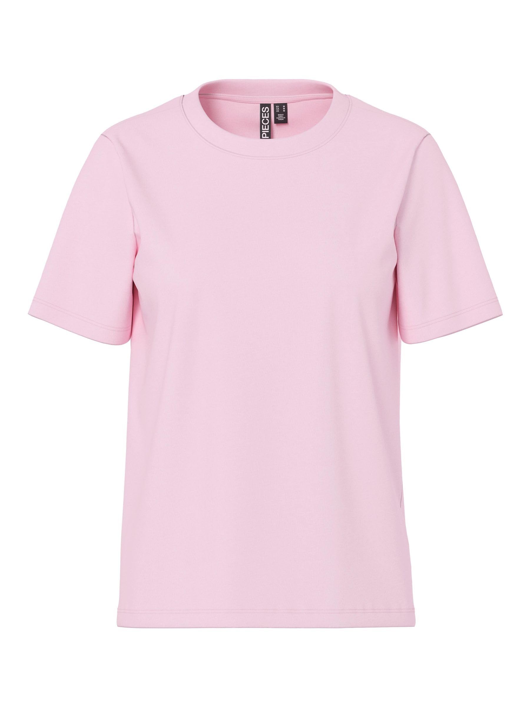 Pieces Pcria SS Tee maglietta tinta unita uso quotidiano