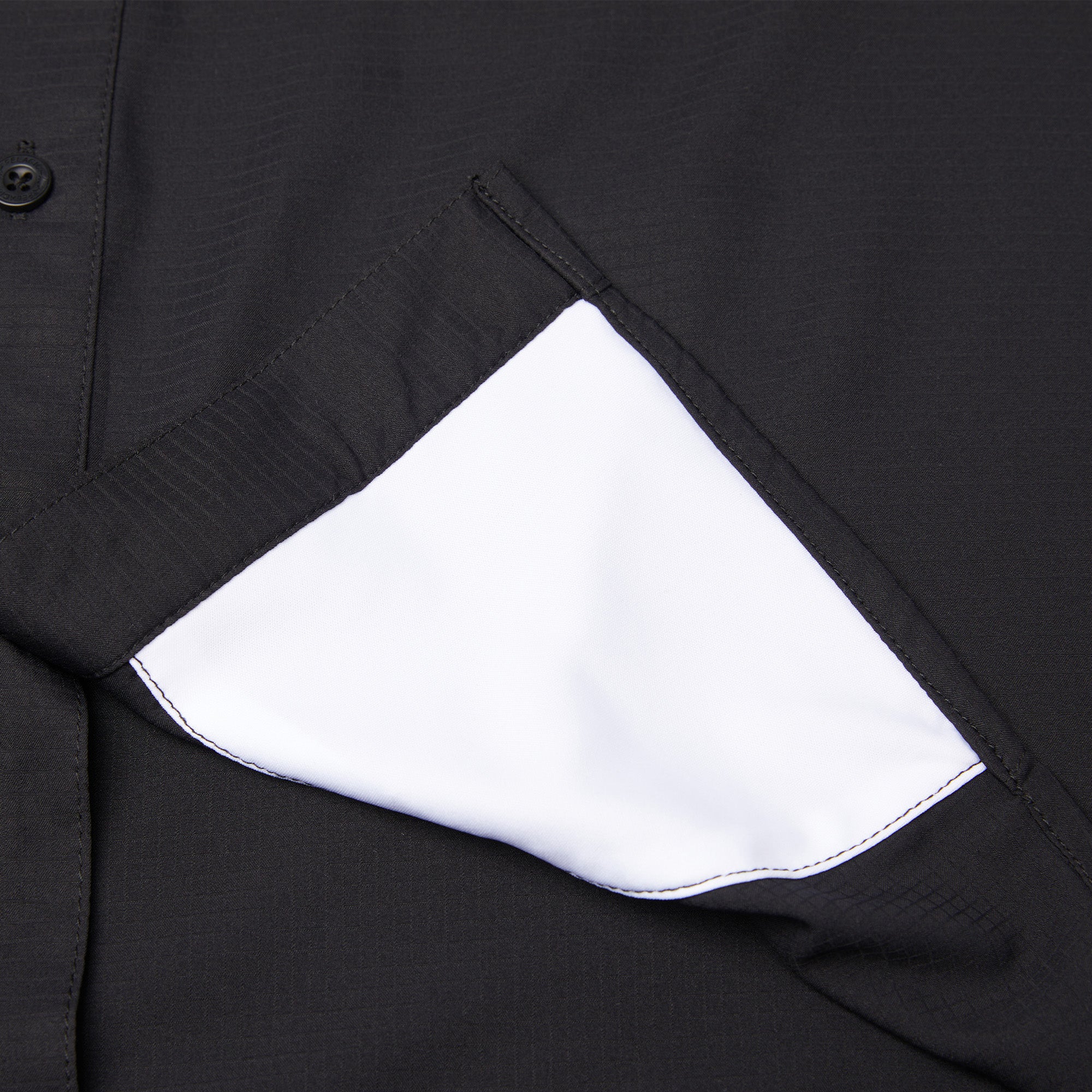Pelagic Keys camicia uomo manica corta Nero traspirante