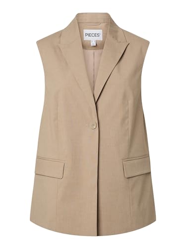 Pieces Pcrosa Split gilet donna XS con spacco laterale
