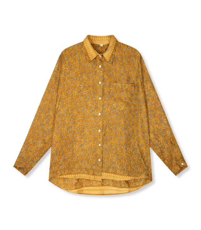 el.residu Evan #10 blusa arancione viscosa S/M