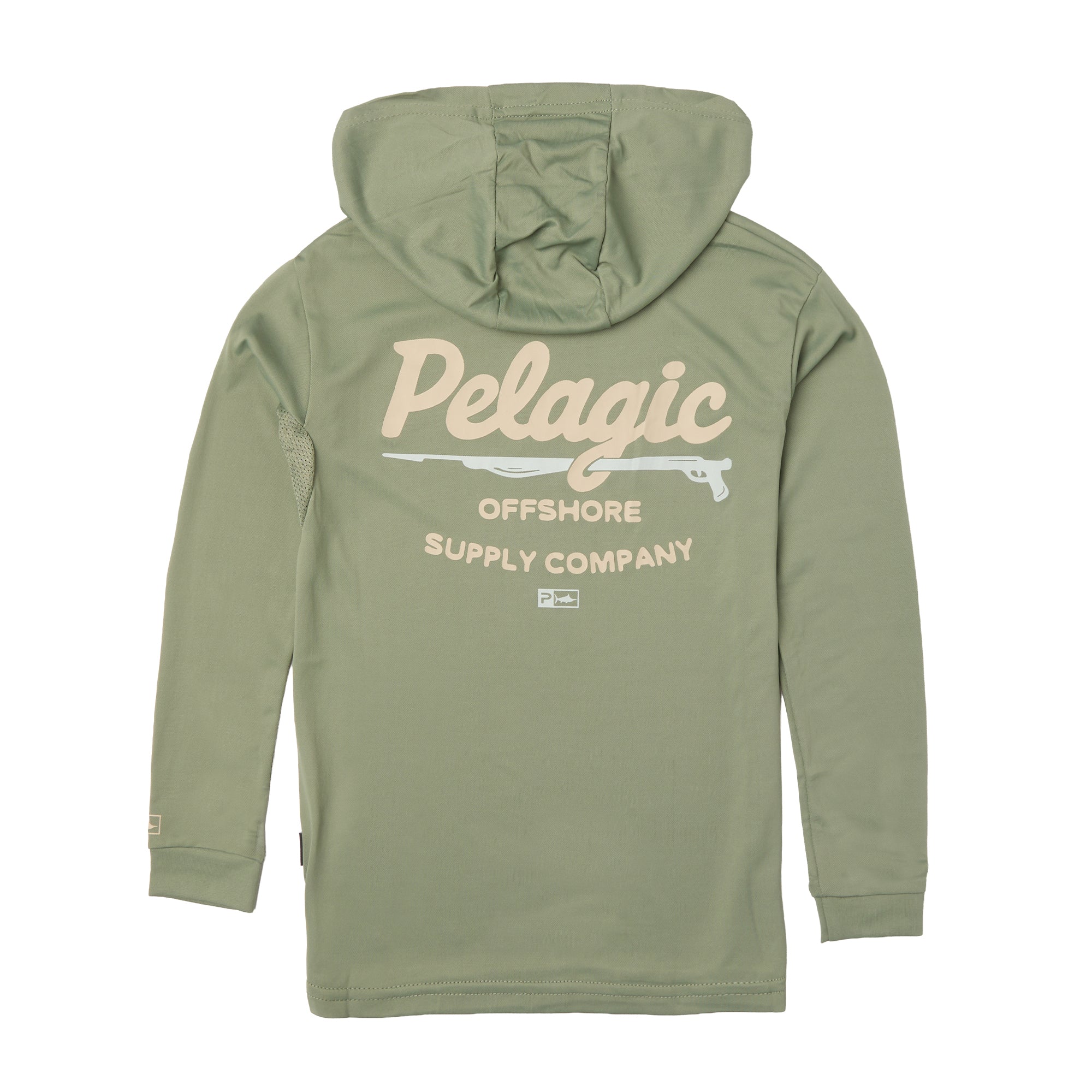 PELAGIC Aquatek Gunner maglia pesca bambino Mangrove UPF 50+