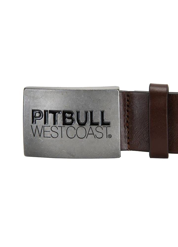 Pitbull TNT cintura uomo pelle fibbia metallo vintage
