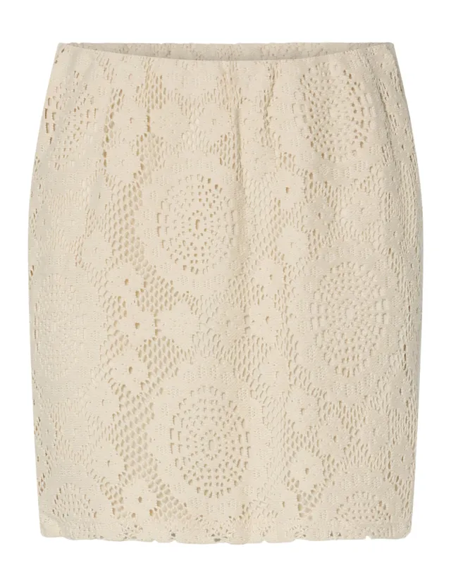 Pieces Pclambi SL Crochet gonna donna XS traforata