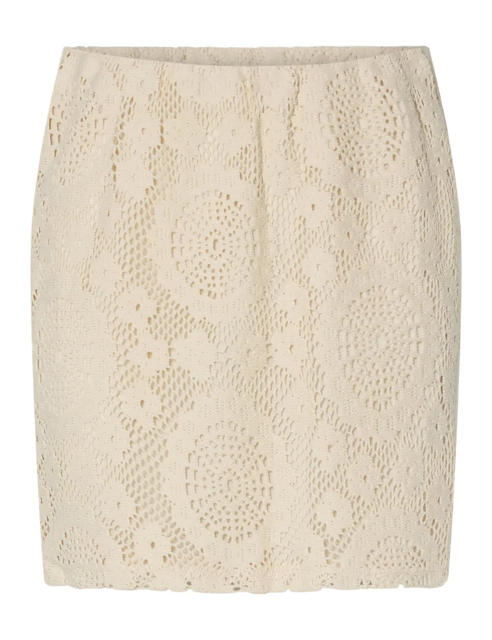 Pieces Pclambi SL Crochet gonna donna XS traforata